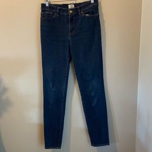 J. Crew Dark Wash Lookout High Rise Skinny Jeans Size 29